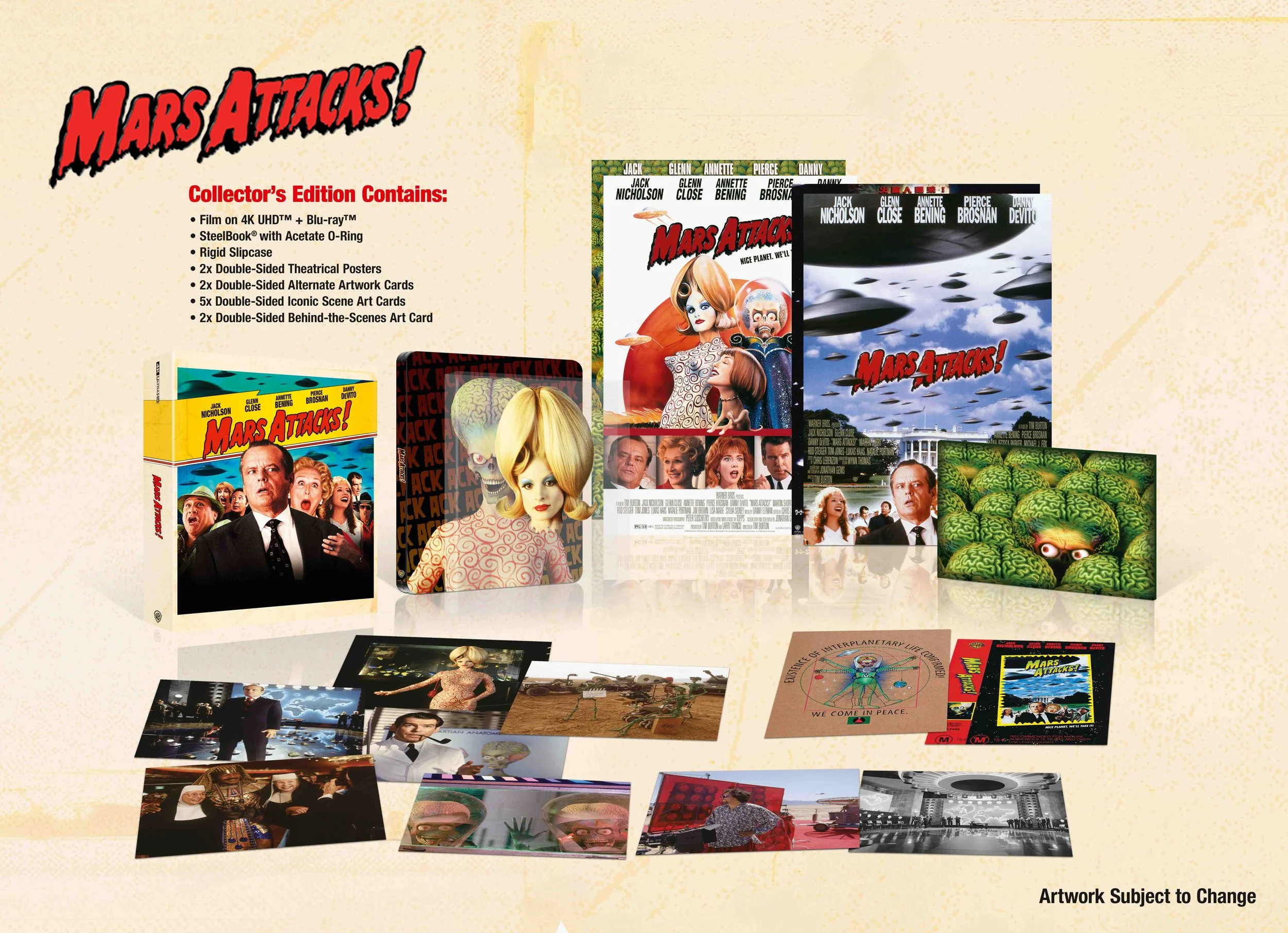 MARS ATTACKS (1996) - 4K UHD Release 31th August 2026