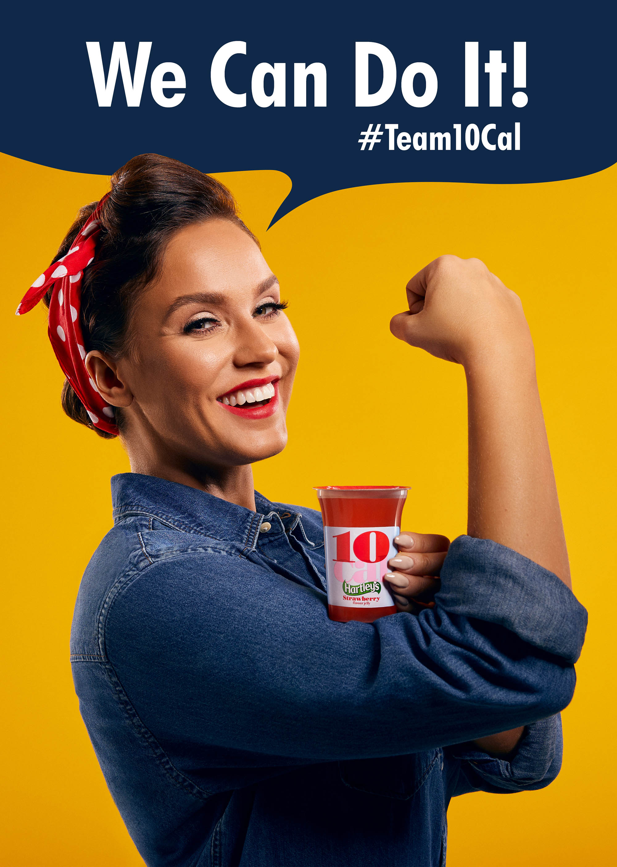 Vicky Pattison re-creates the iconic We Can Do It image for #Team10Cal.jpeg