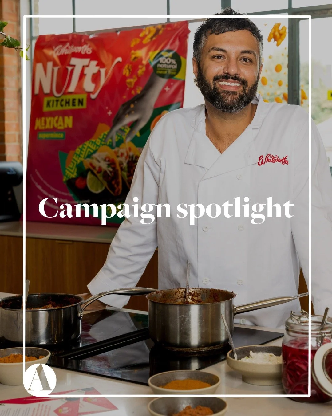 What do you get when you put a Masterchef finalist, a delightful mix of influencers and the client in a room?
 
A Nutty Kitchen of course! Get it? Let us explain...
 
We&rsquo;ve been working with @whitworthsuk for the launch of the UK&rsquo;s first 