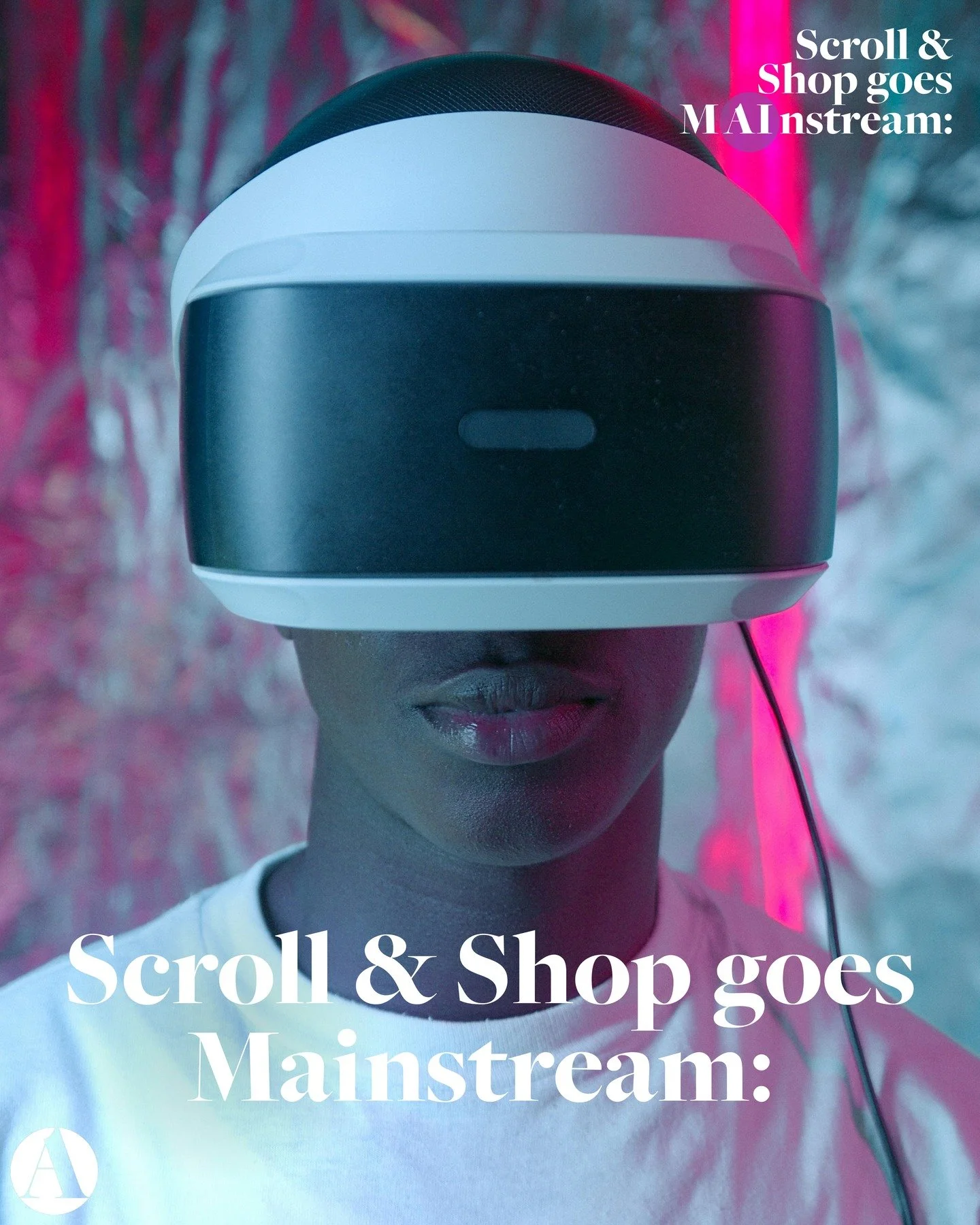 Stop interrupting. Start showing. 
 
The retail landscape is moving at lightning speed and our second trend, Scroll &amp; shop goes mainstream, has arrived just in time. 
 
Predictions show social commerce doubling in size by 2028 as platforms lean h