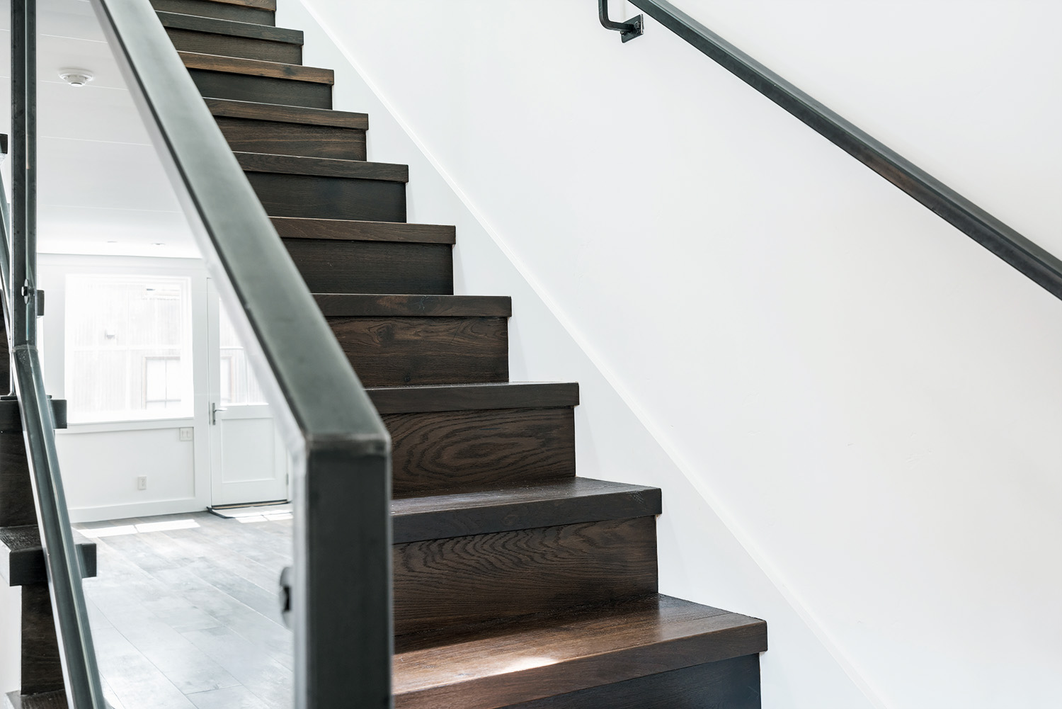 Stairs made Ecoplank Fumed Oak Flooring