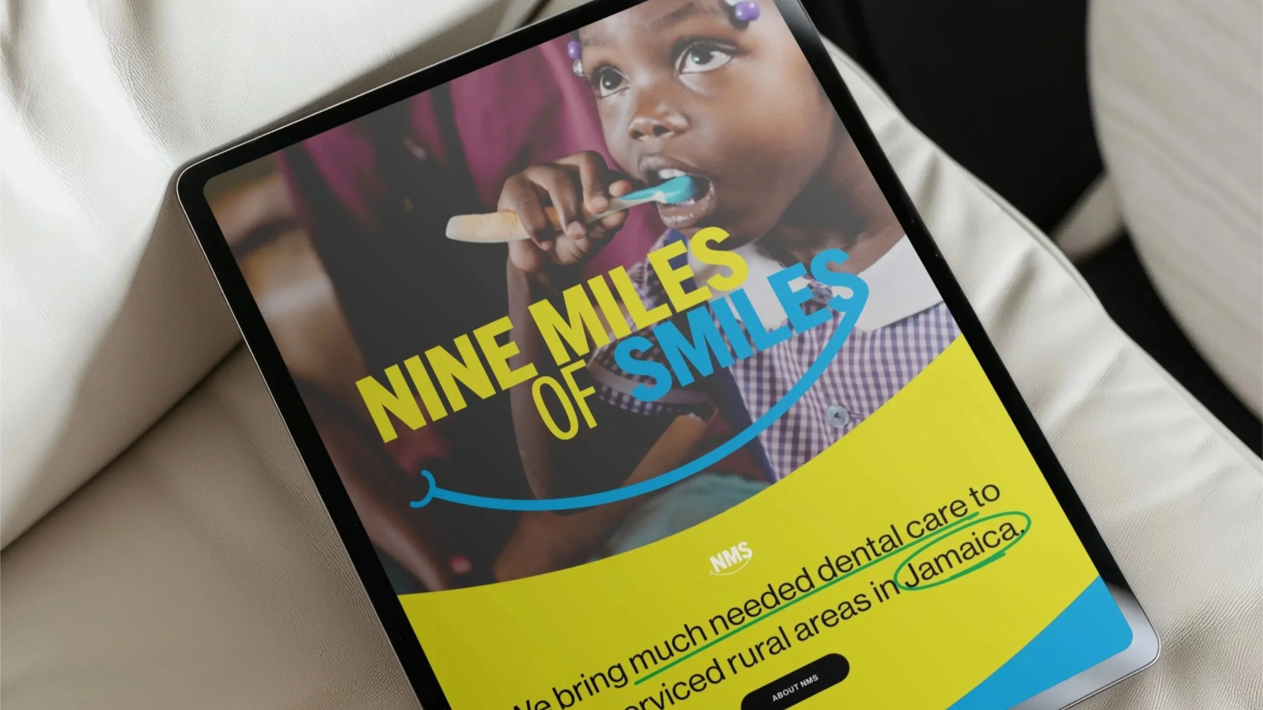 KVS Portfolio Nine Miles of Smiles website