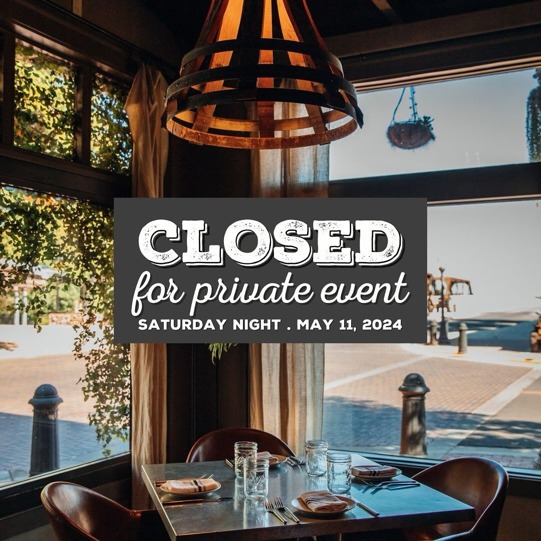 👏 Just a head up&mdash; we&rsquo;ll be closing today at 1:45P for a private event here at Preserve.