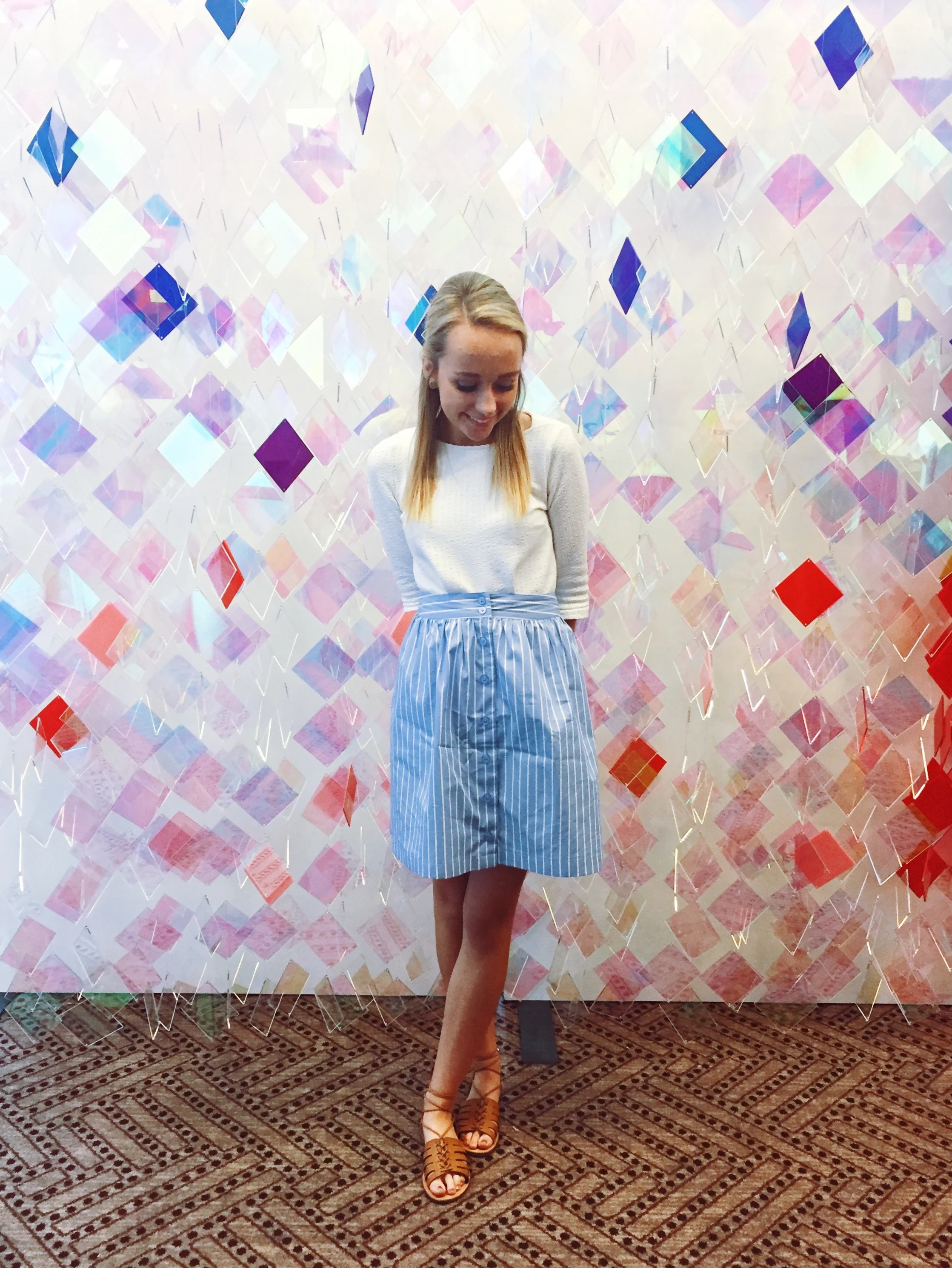 Top: Anthropologie, Skirt: Target, Shoes: Indigo Rd.