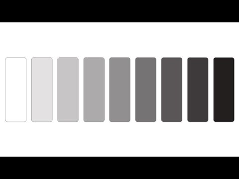Grayscale Colour Range