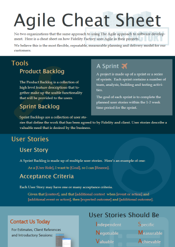 The Agile Cheat Sheet