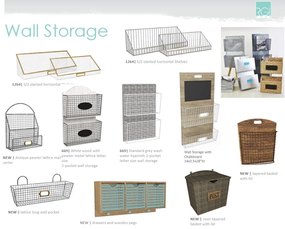 Wall storage assortment