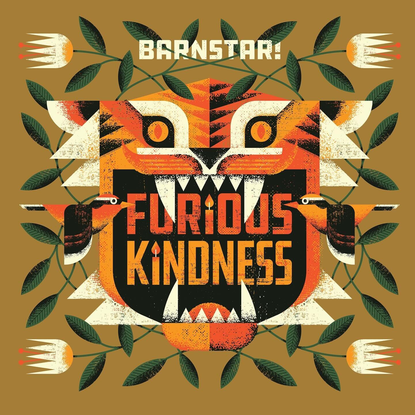 New work: I illustrated the cover for &ldquo;Furious Kindness&rdquo; the new album from @cmonbarnstar! The band is fronted by my longtime buddy @drzachariah, who I first met over a decade ago as a frequent collaborator with Josh Ritter and Ray LaMont