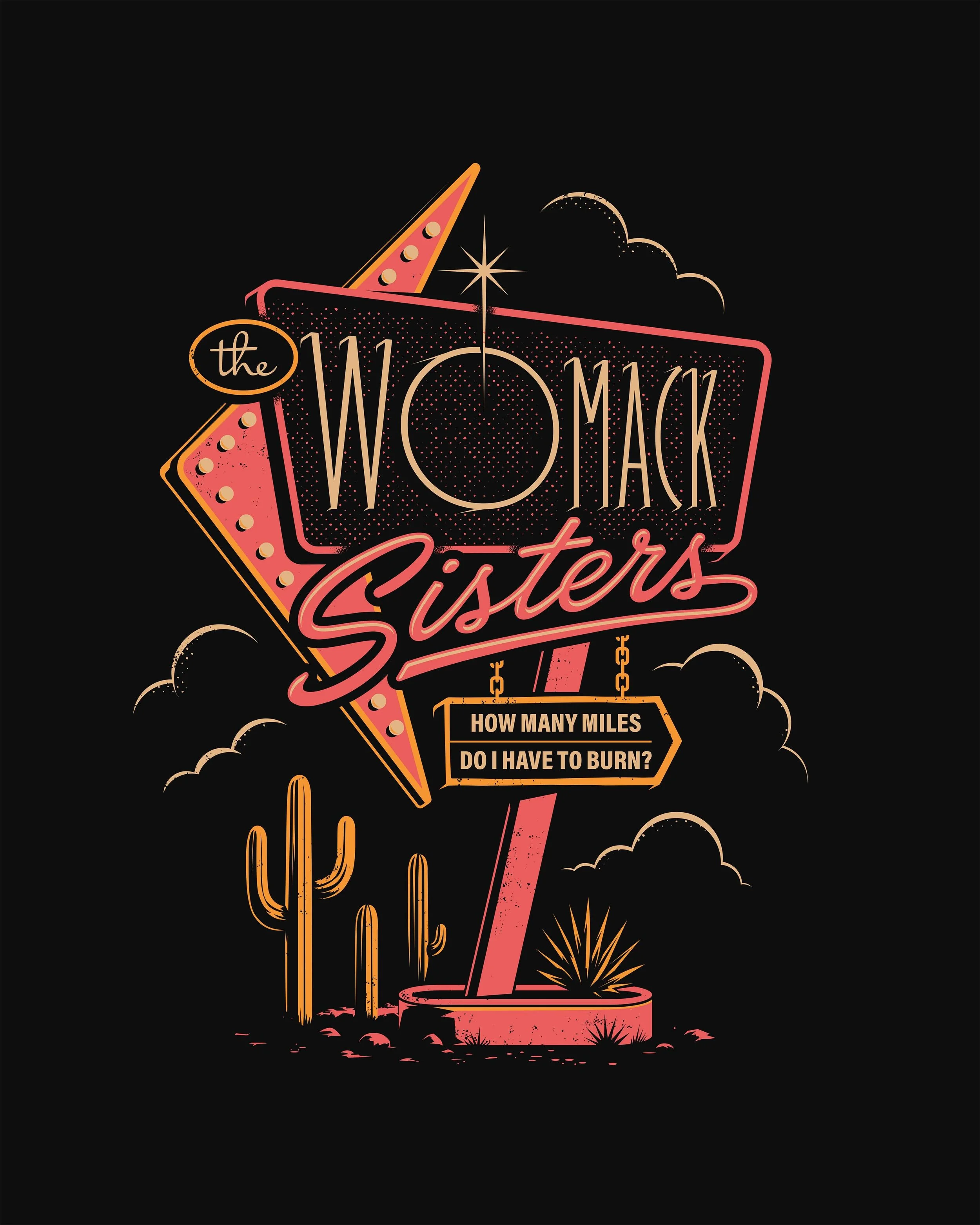 Here&rsquo;s a new one for The Womack Sisters! Honored to work on a few projects with them as they promote their incredible debut album on @daptonerecords. This one&rsquo;s inspired by roadside California and their first single &ldquo;Chauffer.&rdquo
