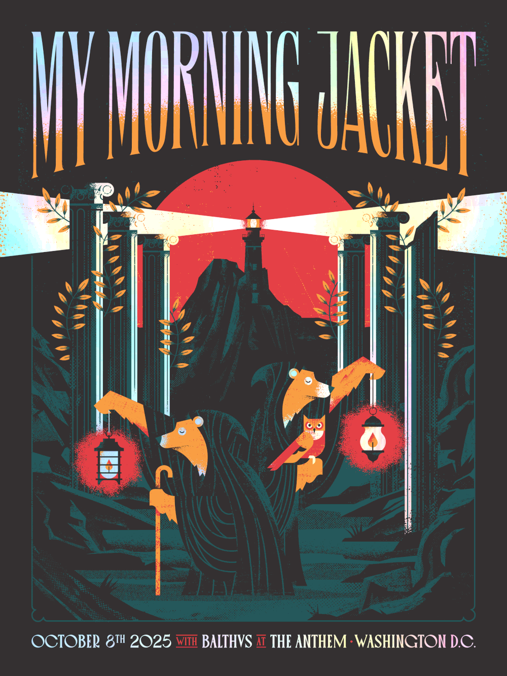 My Morning Jacket Washington DC Poster — Charlie Wagers: Art & Design