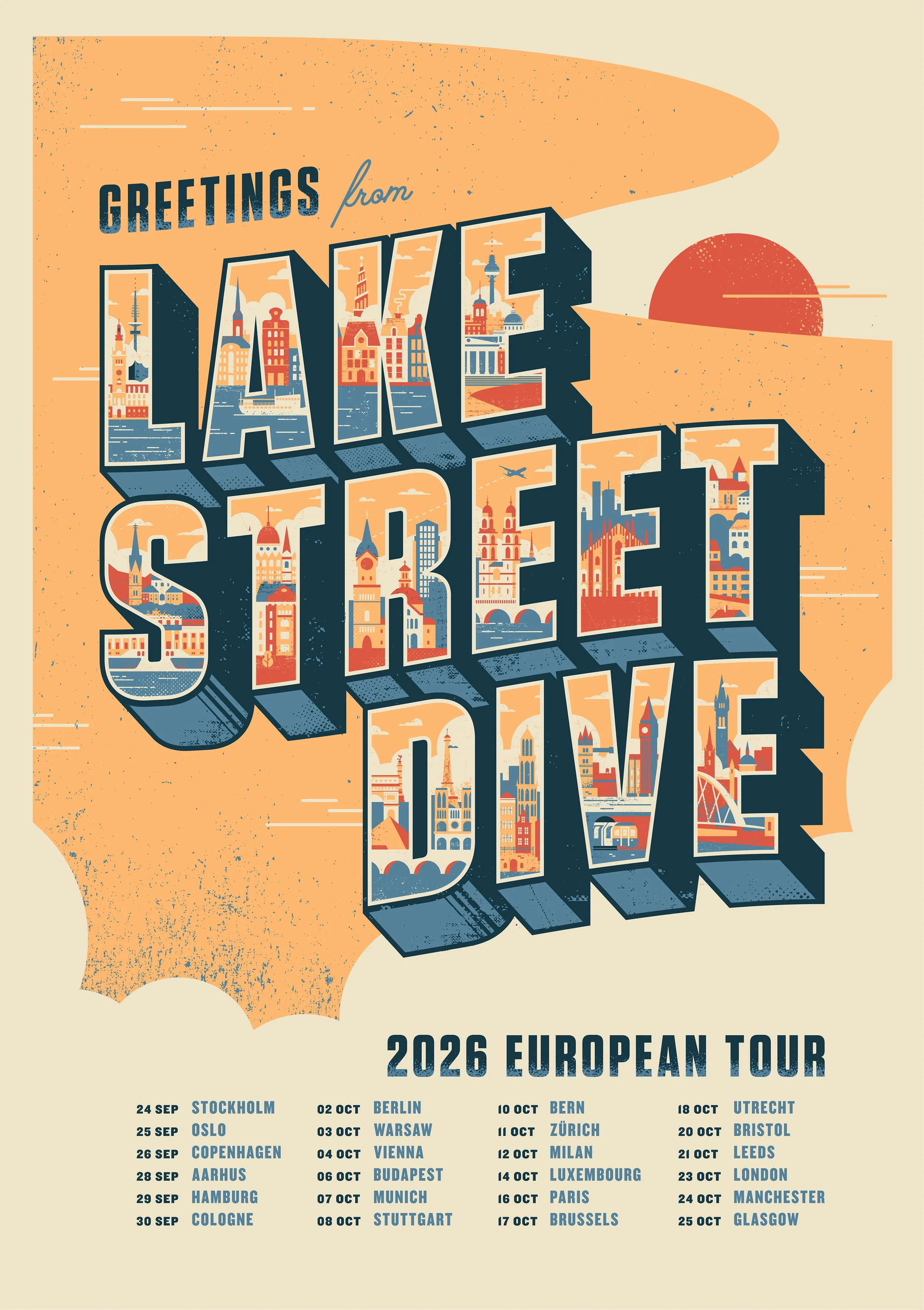  click to expand   Lake Street Dive European Tour Poster 