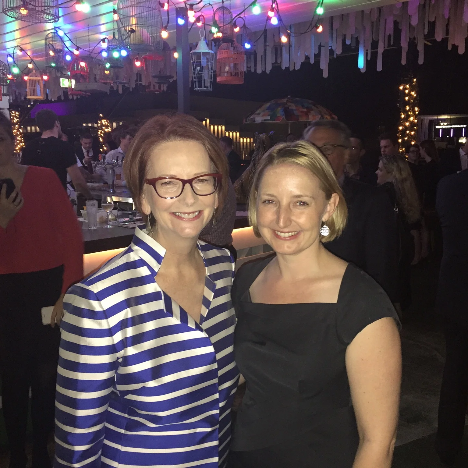 Alicia and Former Prime Minister Julia Gillard