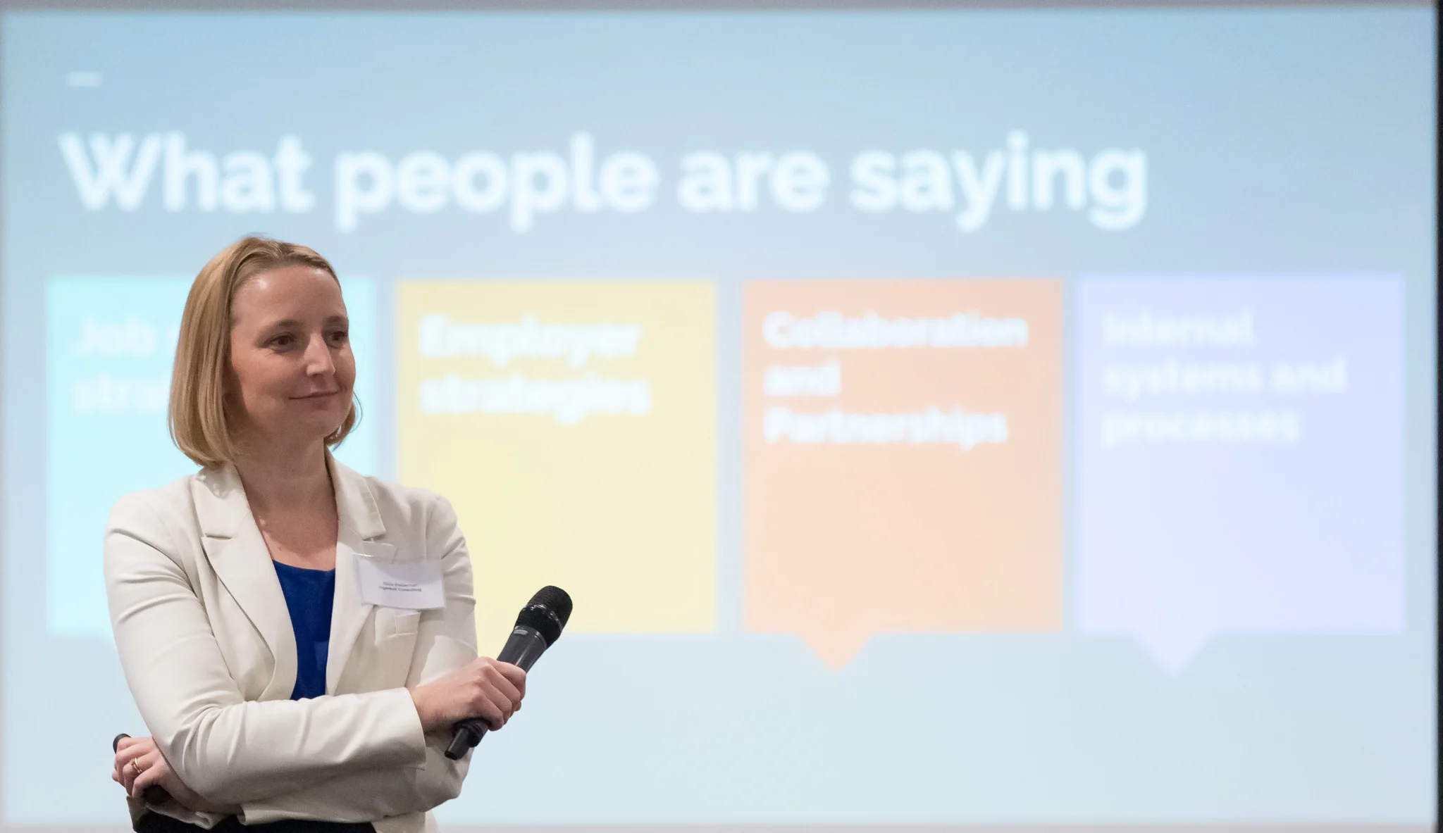 Facilitating best practice workshop in Melbourne for the Department of Employment