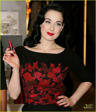 I've gathered a lot of inspiration from Dita Von Teese