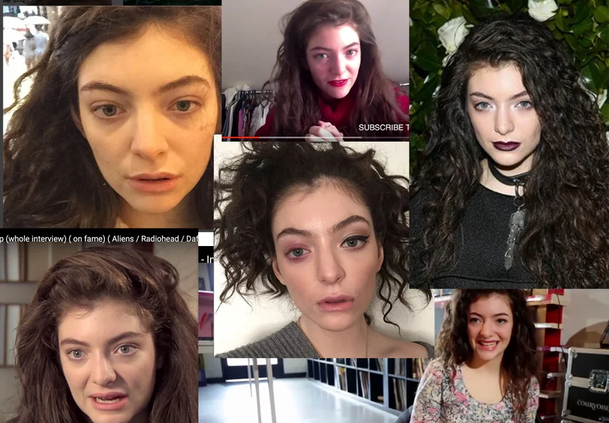 Images taken from Lorde's instagram and online interviews