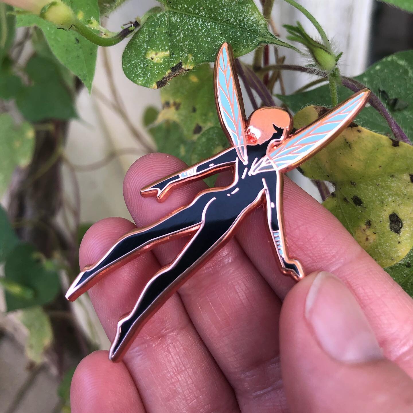 Latest &ldquo;Fairy&rdquo; enamel pins to celebrate my next Kickstarter book &ldquo;The Book of Fairy Tales.&rdquo; 🛍 Now in my store along with many new prints. ✨Free sticker pack with any order and free US shipping with any $50 order in honor of L