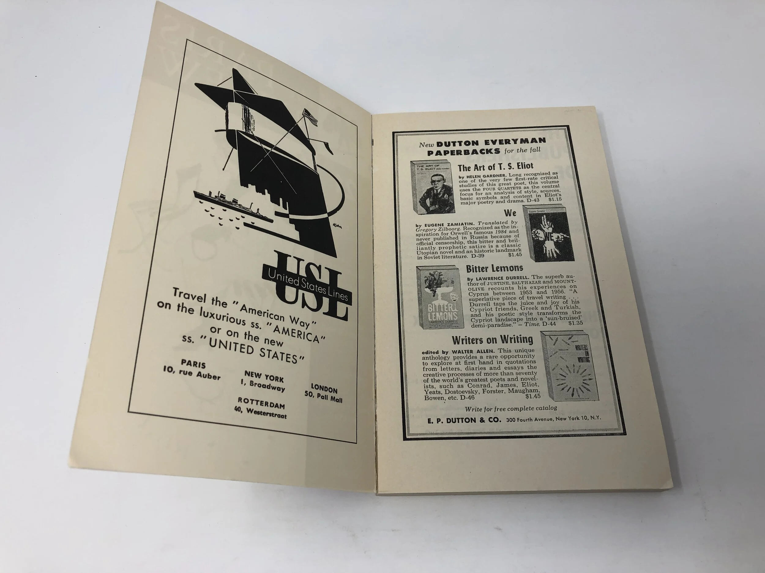 The Paris Review No 21 Spring Summer 1959 Southampton Books Sag Harbor Books