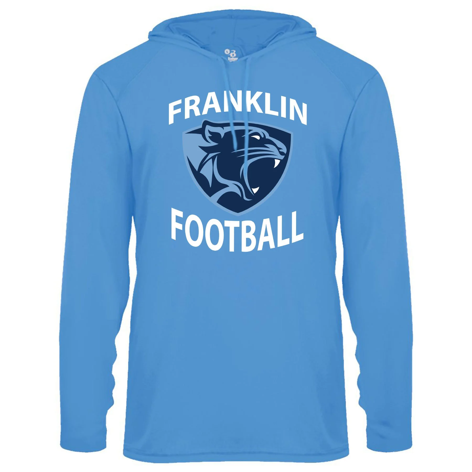 Franklin Youth Football Columbia Long Sleeve Performance Hoodie