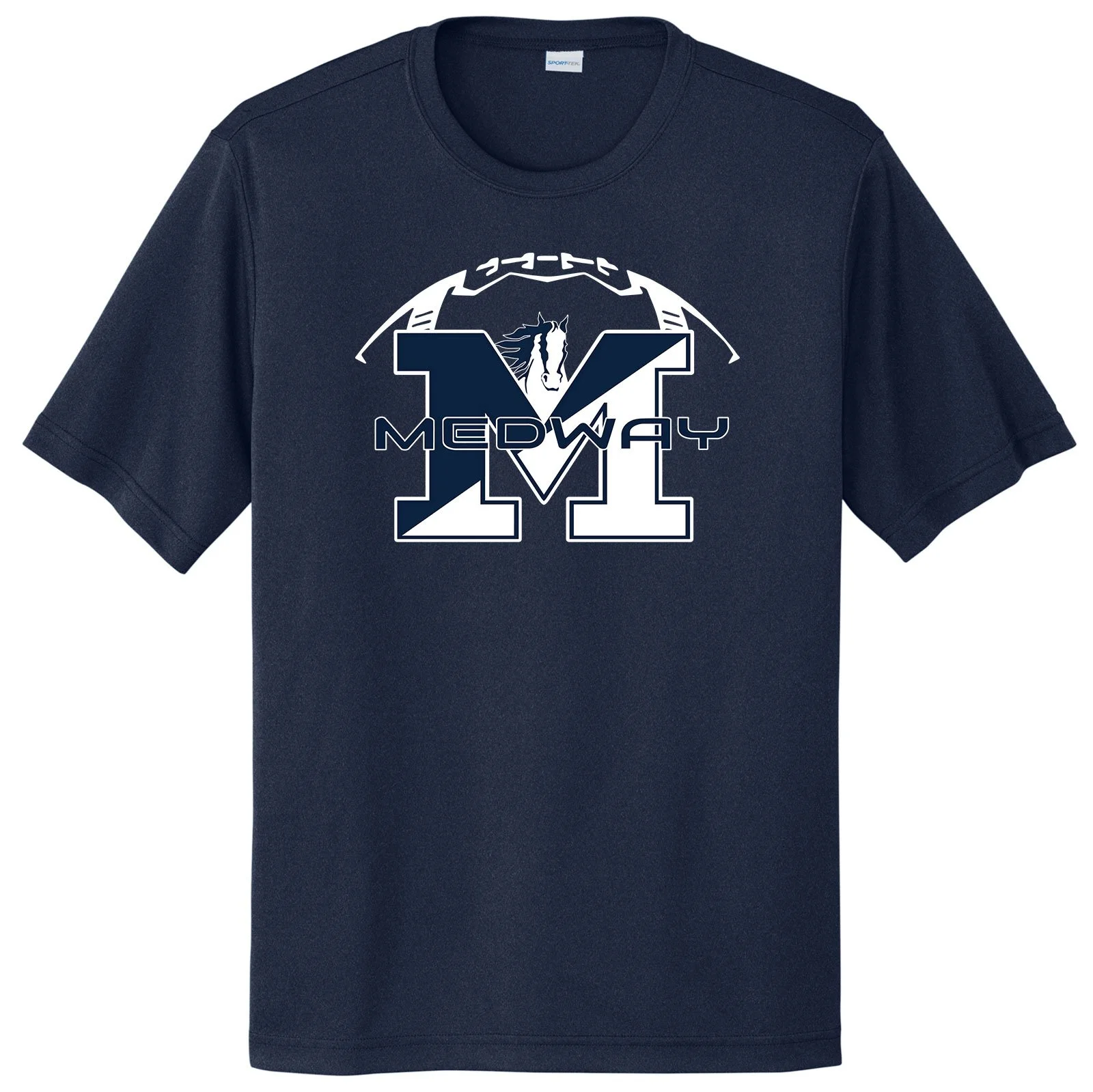 Medway HS Football Navy Performance Tee