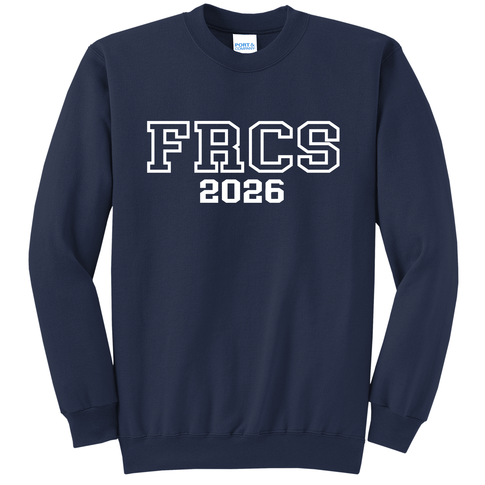 FRCS Class of '26 Navy Crewneck Sweatshirt