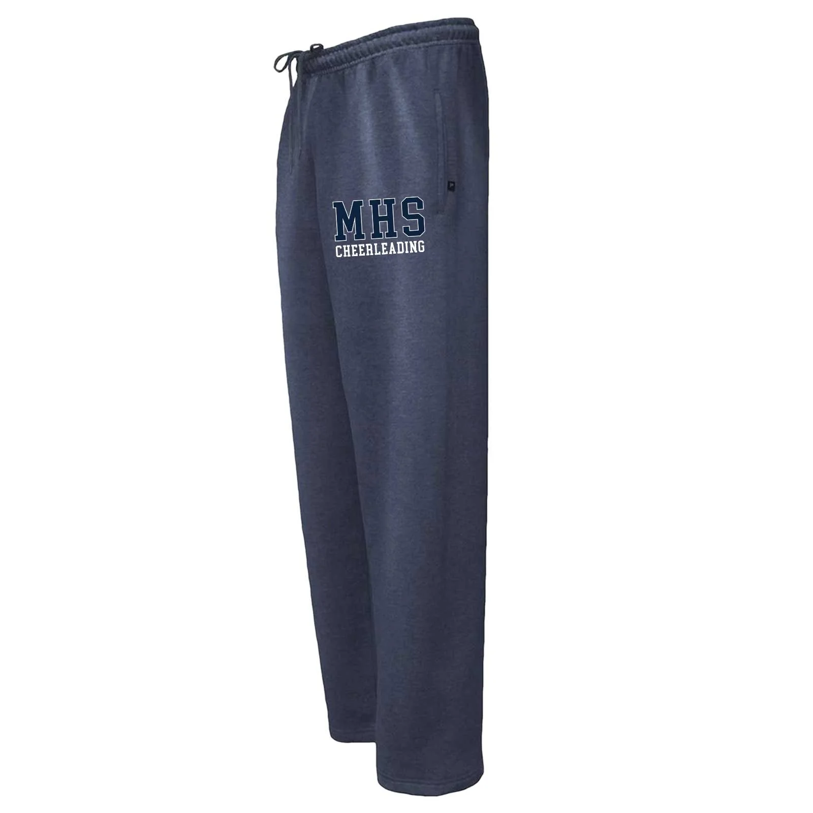 Medway HS Cheer Navy Pennant Open-Bottom Sweatpants