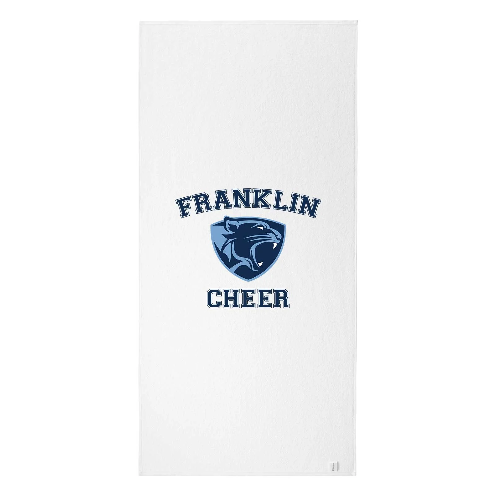 Franklin Youth Cheerleading White Beach Towel
