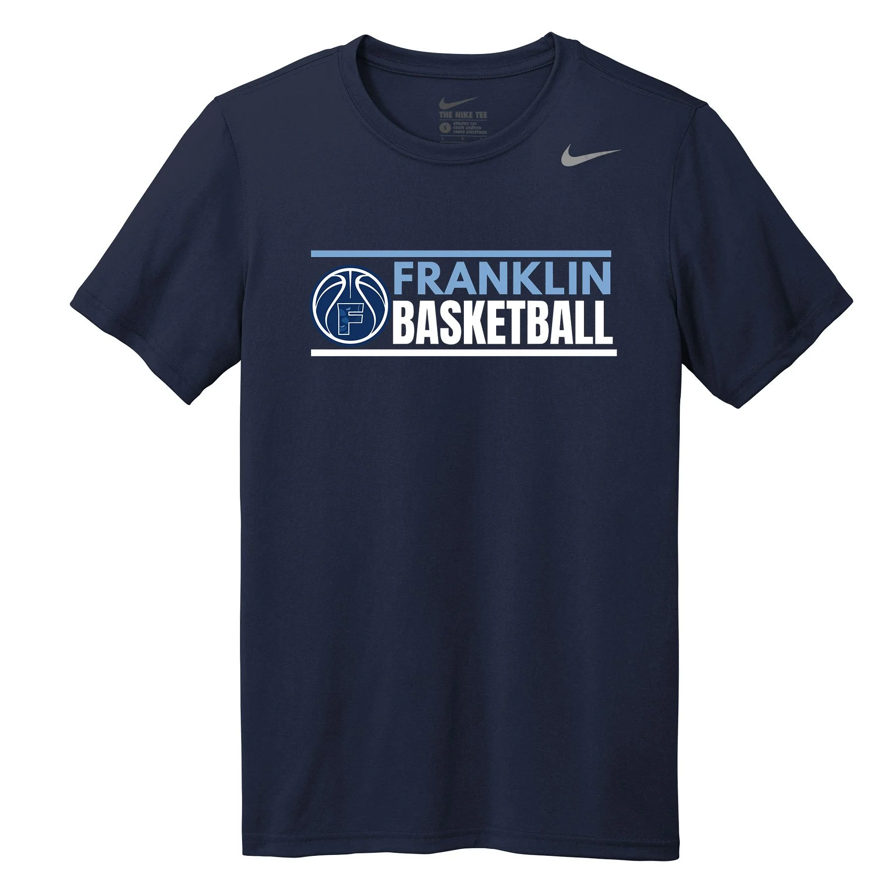 Franklin HS Boys Basketball Navy Nike Tee