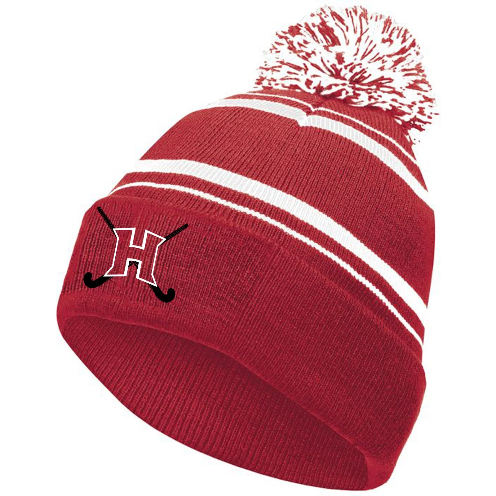 Holliston Field Hockey Pom Beanie