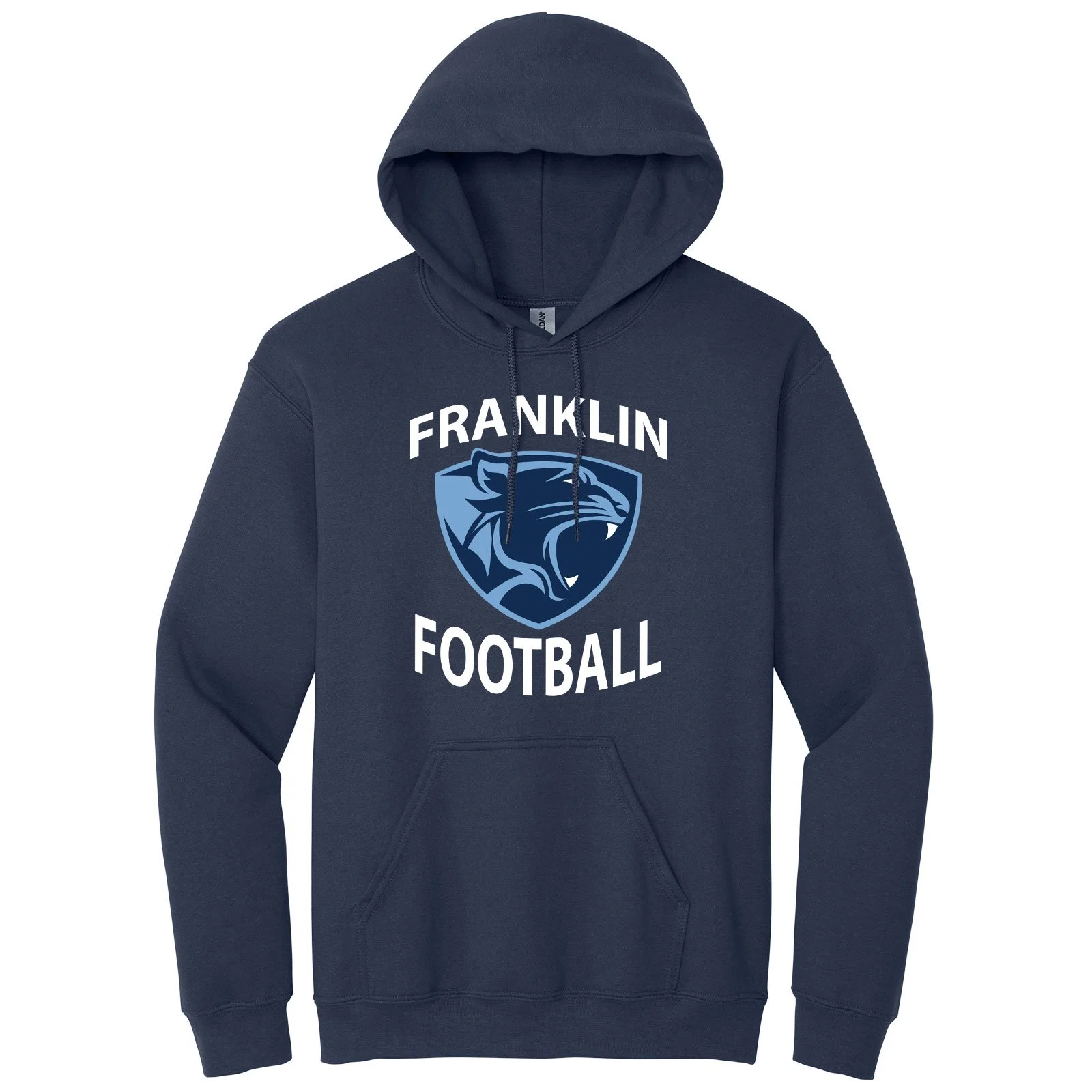Franklin Youth Football Navy Hooded Sweatshirt