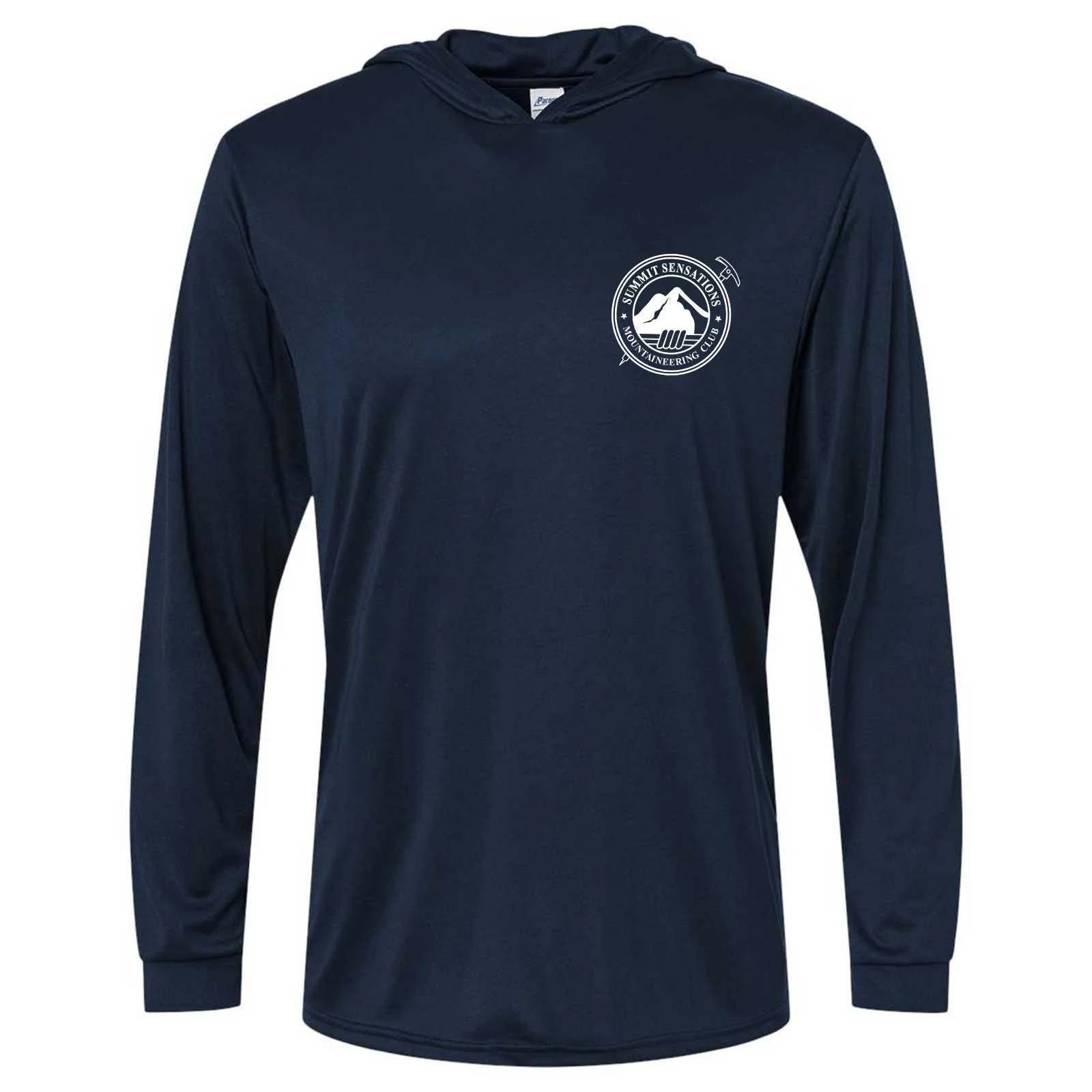 Summit Sensations Navy Paragon Longsleeve Hooded Tee