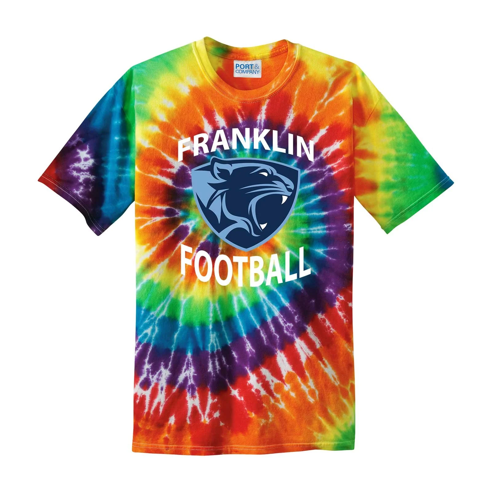 Franklin Youth Football Tie-Die T-Shirt