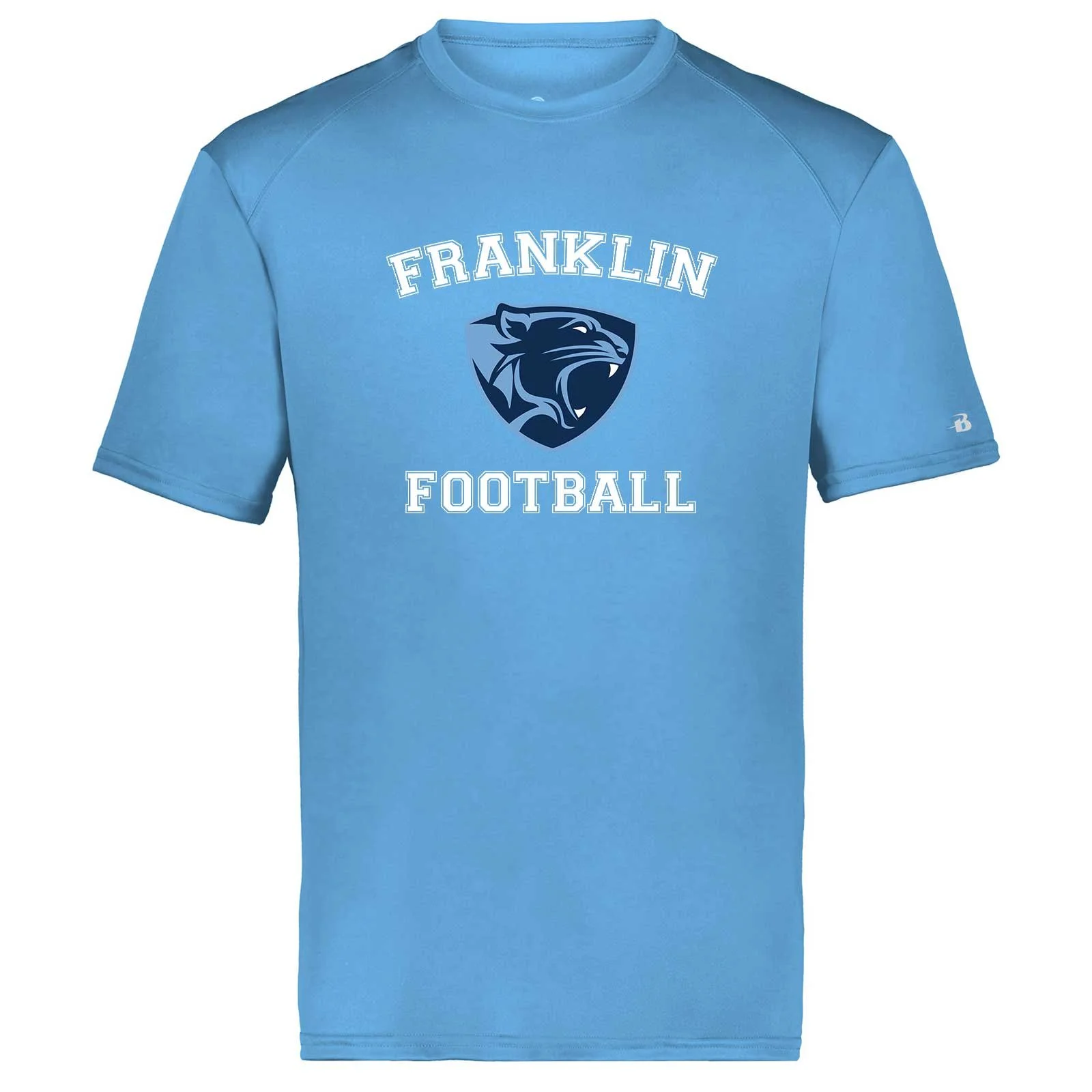 Franklin Youth Football Columbia Badger Performance T-Shirt