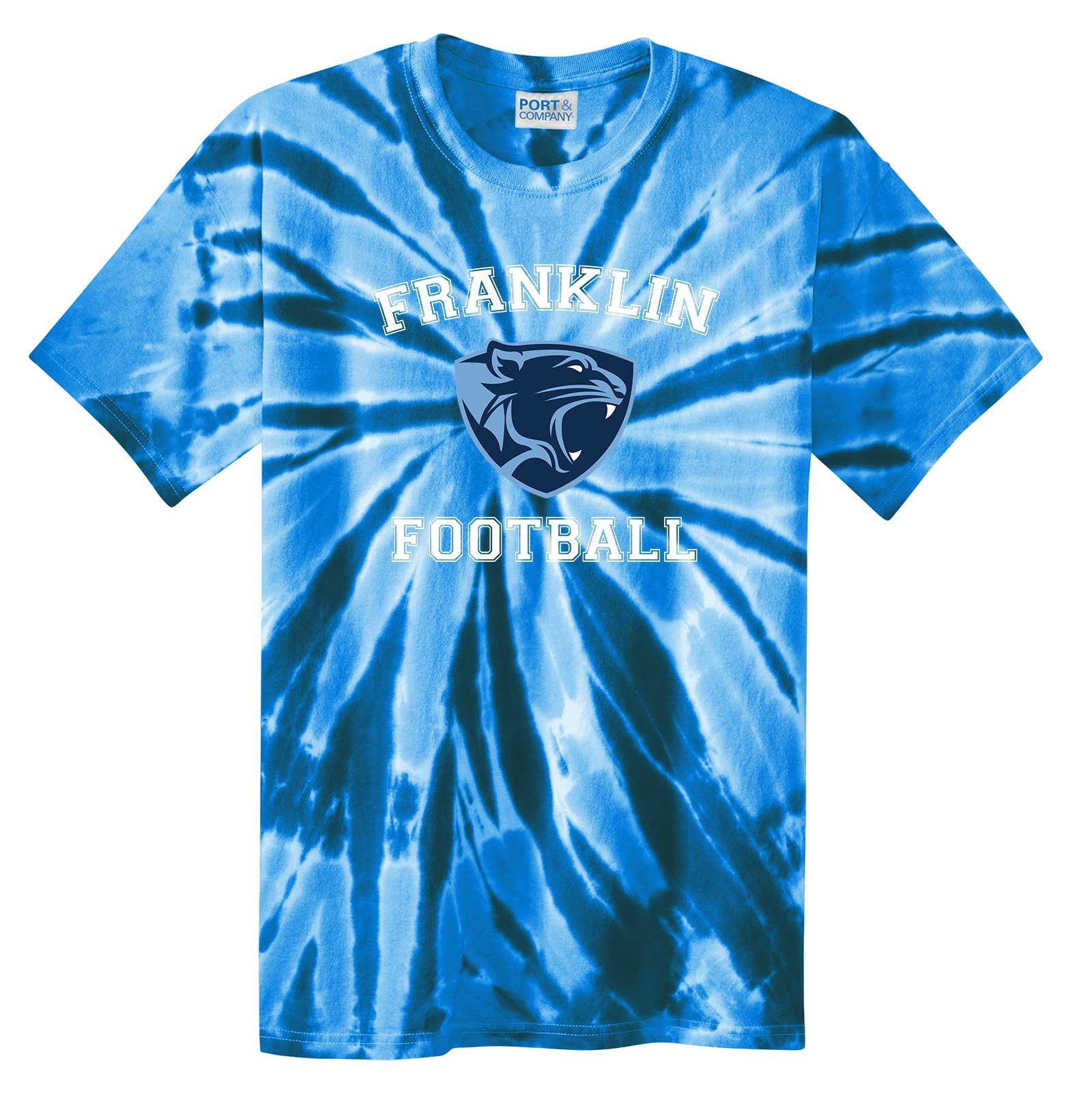 Franklin Youth Football Tie-Die T-Shirt