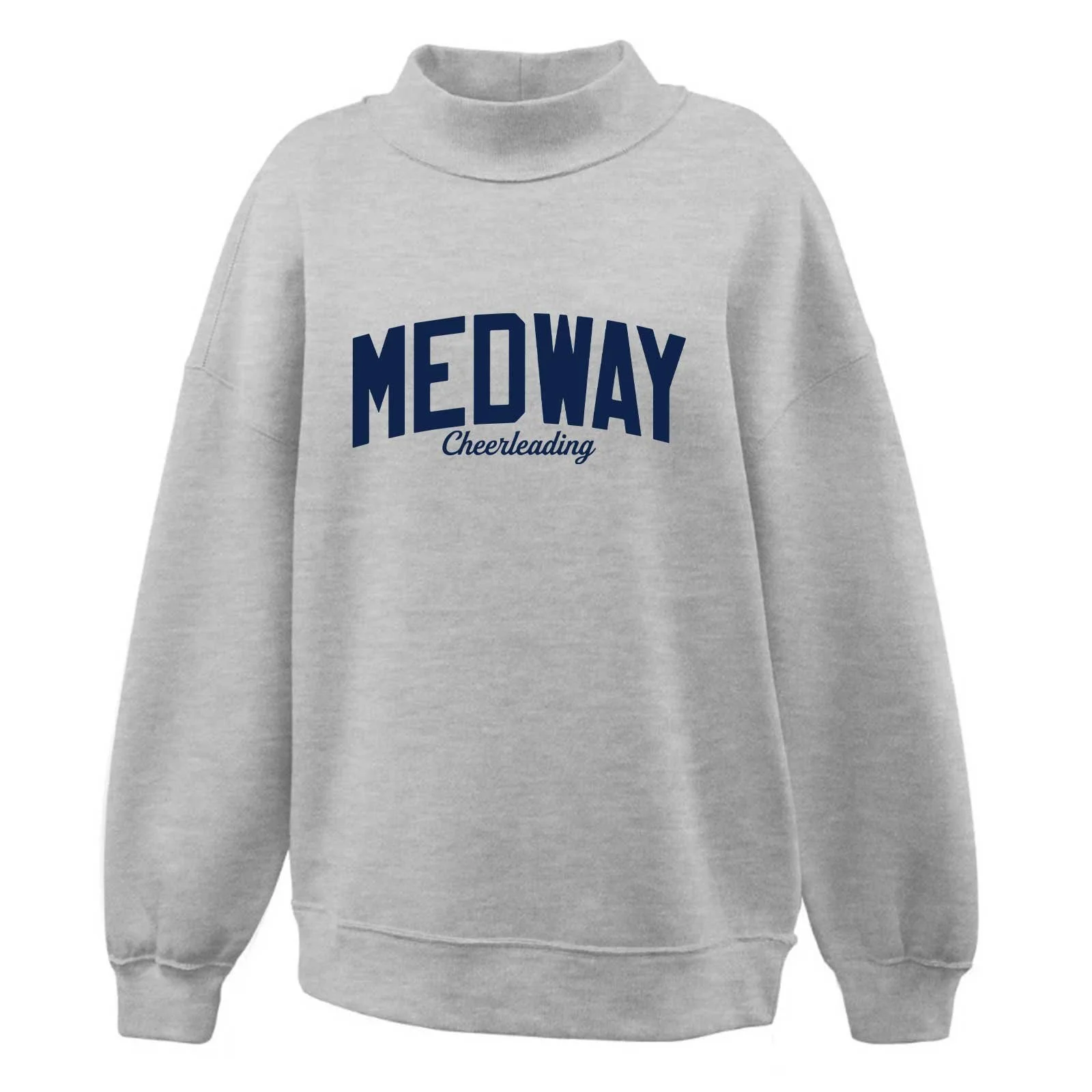 Medway HS Cheer Pennant Mockneck Sweatshirt