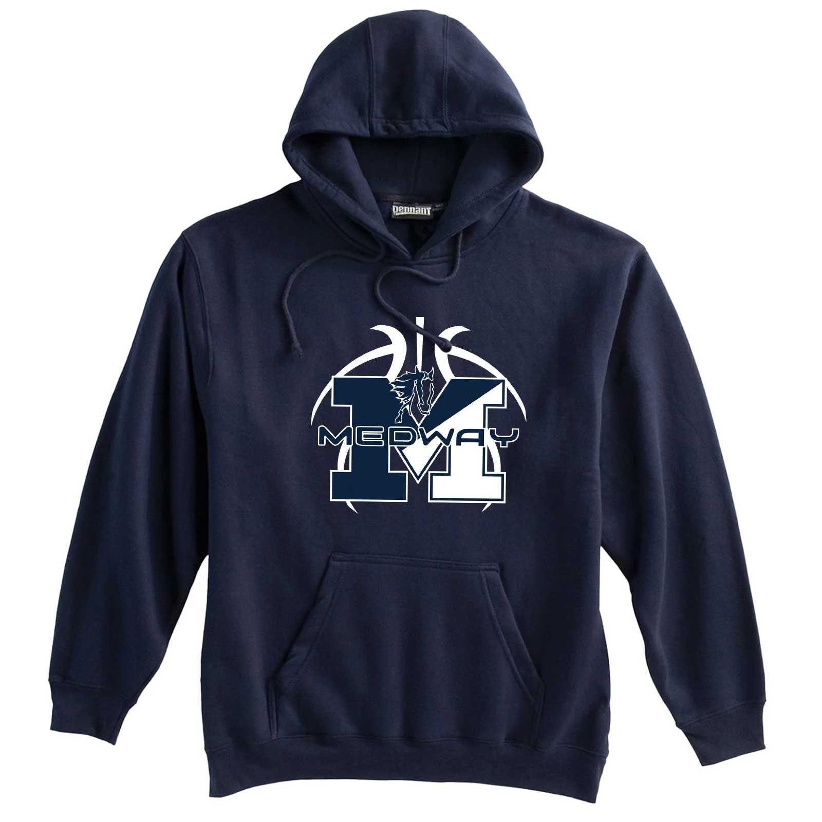 MABA 10 oz. Navy Fleece Hooded Sweatshirt