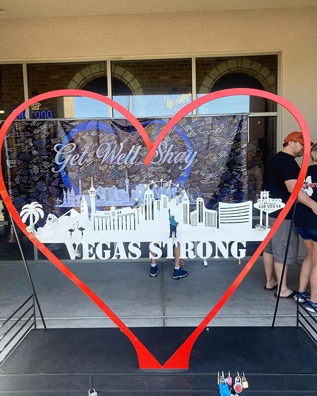 Thank to everyone that came out and supported the Injured Police Officers Fund event for Shay at Big Bs Henderson. What a turnout. 💙 #VegasStrong