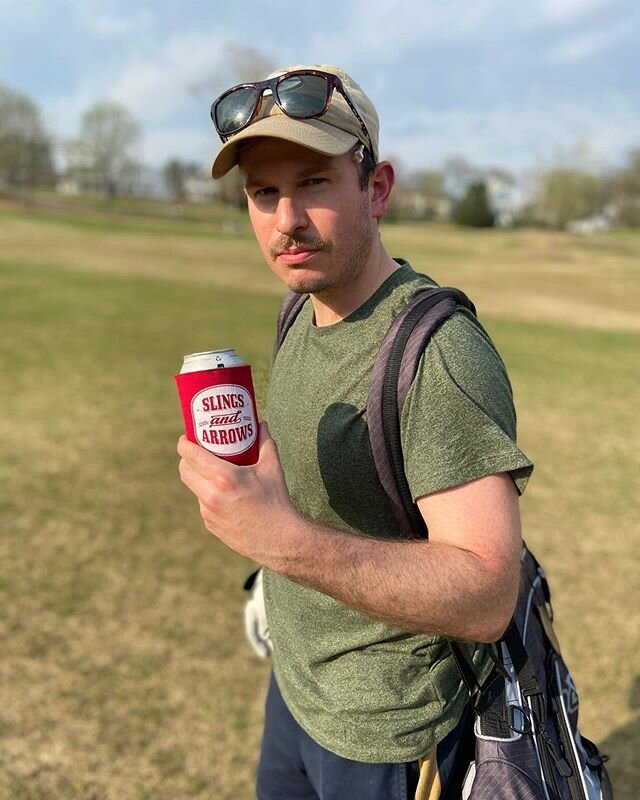 @kreggnog responsibly drinking and social distancing with a Slings and Arrows Koozie

Hope everyone is having a great Saturday!
#cheapcoldandwet #bandmerch #koozie #beer #quarantineandchill 📸 @jennifer_colleen