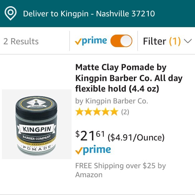 Now available on Amazon Prime! Save 30% OFF your entire cart through the end of the month!! .
.
.
.
.
.
.
.
.
.
.
.
.
#nashville #local #artisan #diytillidie #pomade #mensgrooming #mensfashion #amazon #amazonprime #amazoncoupons