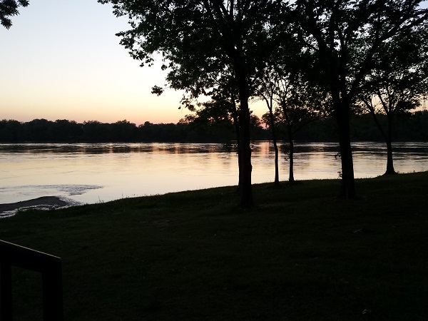 Twilight by the Arkansas River