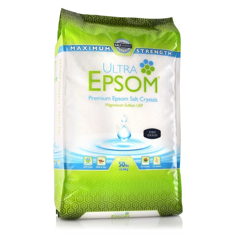 EPSOM SALT - Salt is like gold around here...but we're willing to part with some of it. A 50 lb bag from us should last you a while - use a few cups in your bath tub for anti-inflammatory benefits, sprinkle some in your garden...so many cool uses for this magical stuff 50 lbs - $60