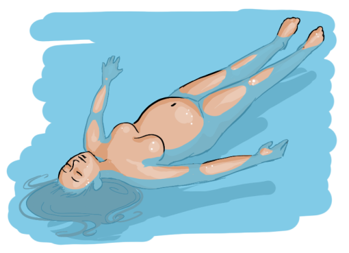 How to Comfortably Float While Pregnant