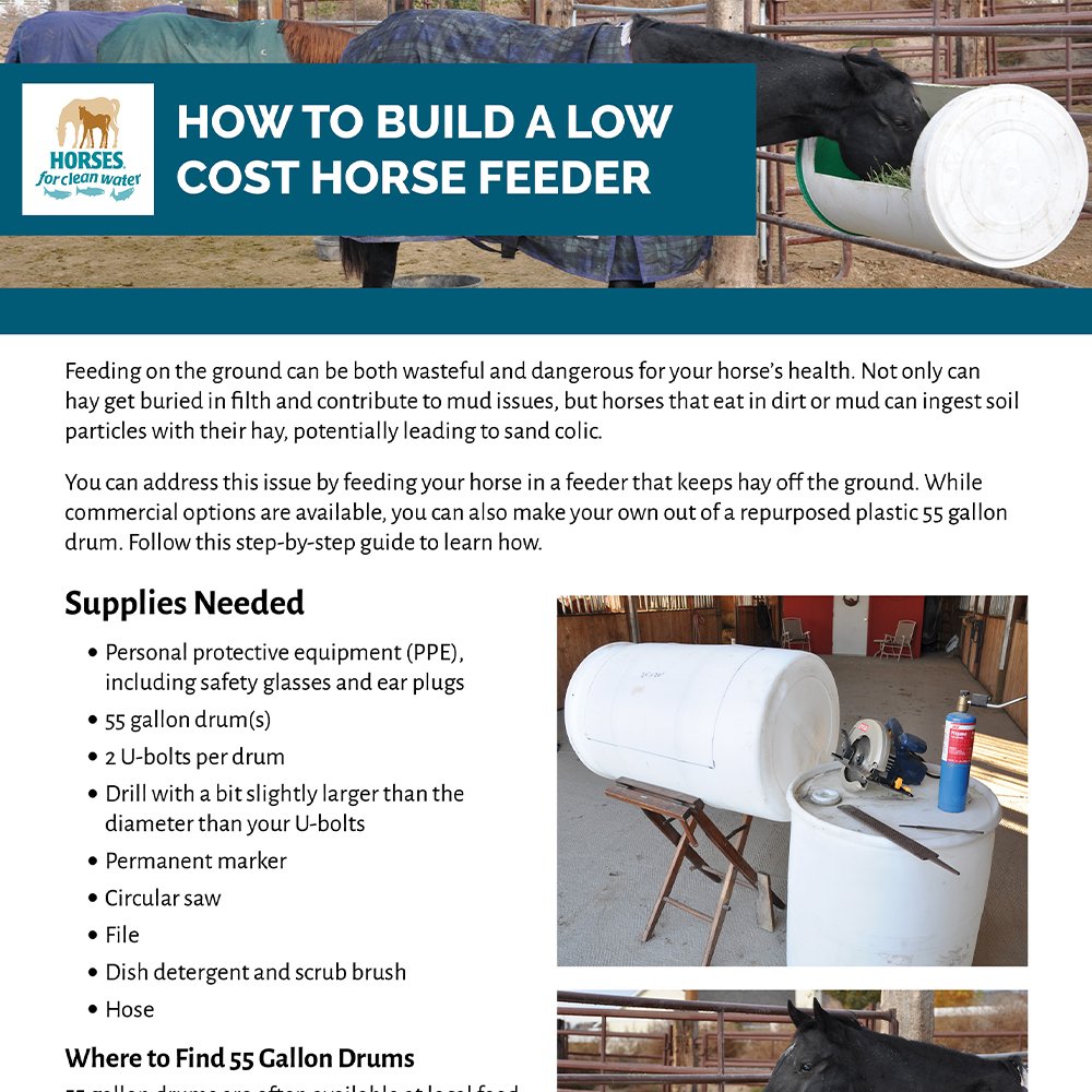 How to Clean Horse Feed Equipment - Horse Illustrated