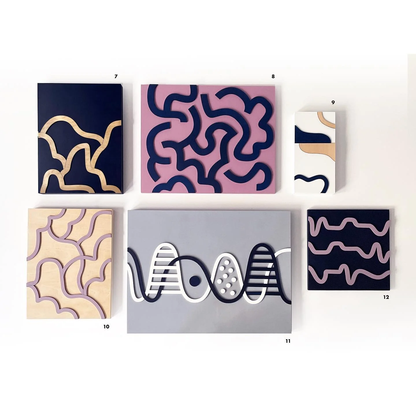 And, this is the second of two series I wrapped up this year. Details for how to buy below&hellip; 

Inspired by life&rsquo;s twists and turns, the forks in the road and making choices.

7. Climb (12w x 16h) $300

8. Matinee (20w x 16h) $550

9. So Y