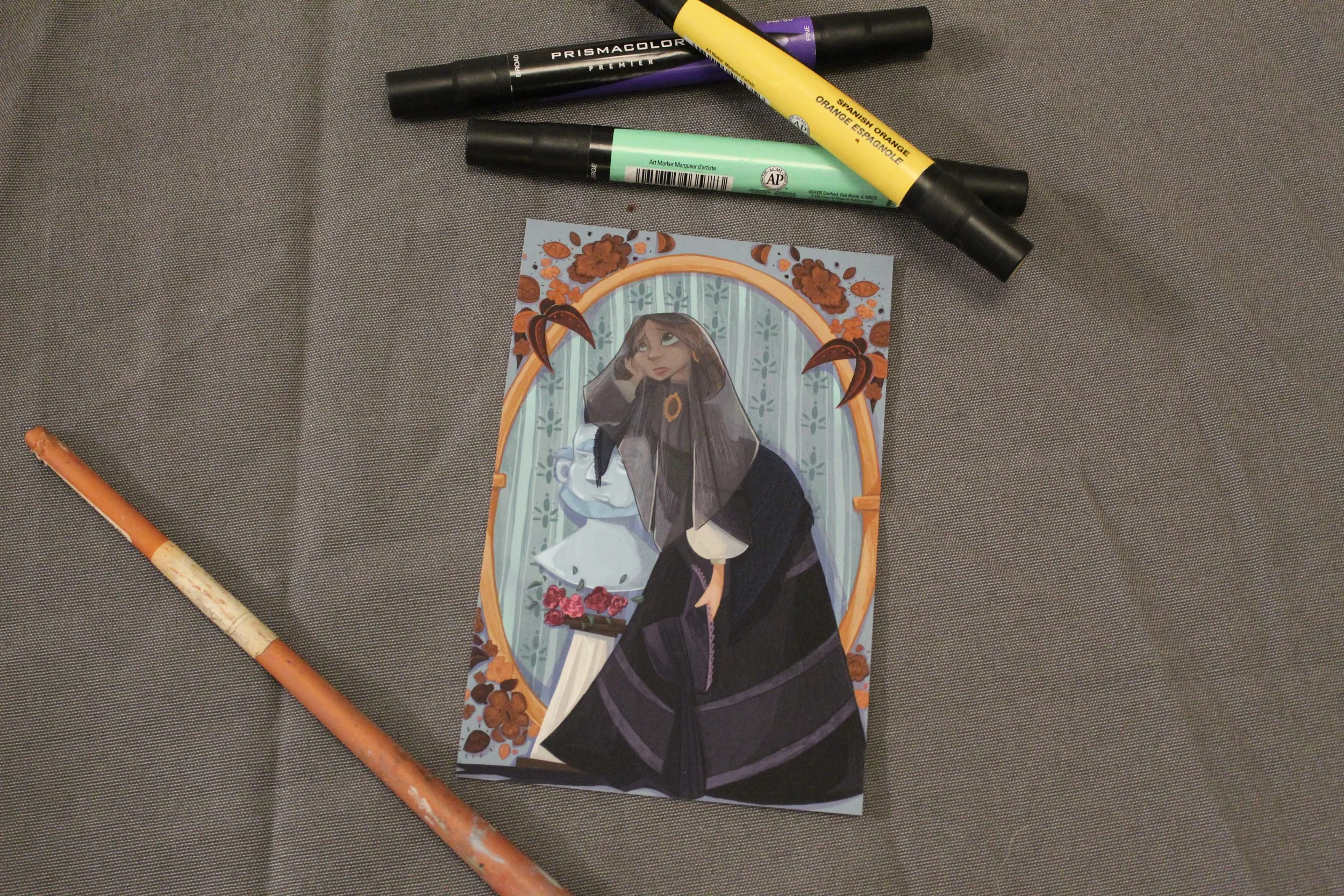 Widows Weeds - Post Card