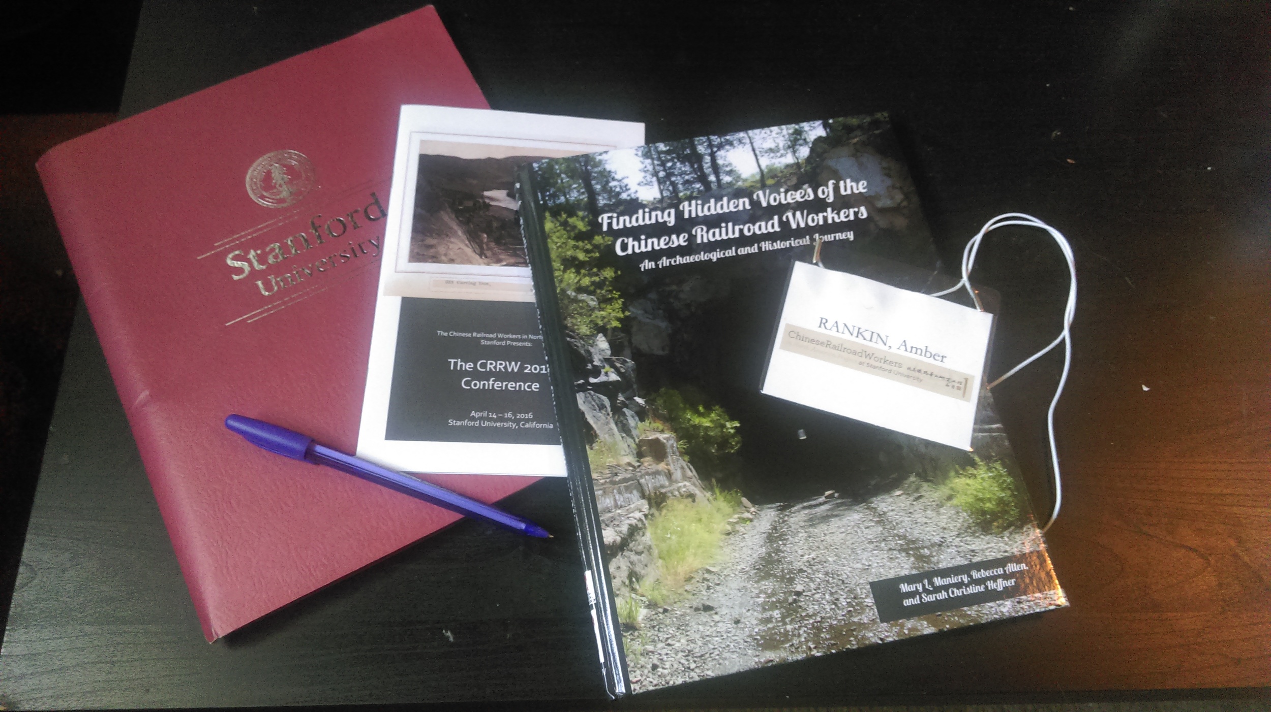 The book finally produced & some conference SWAG!