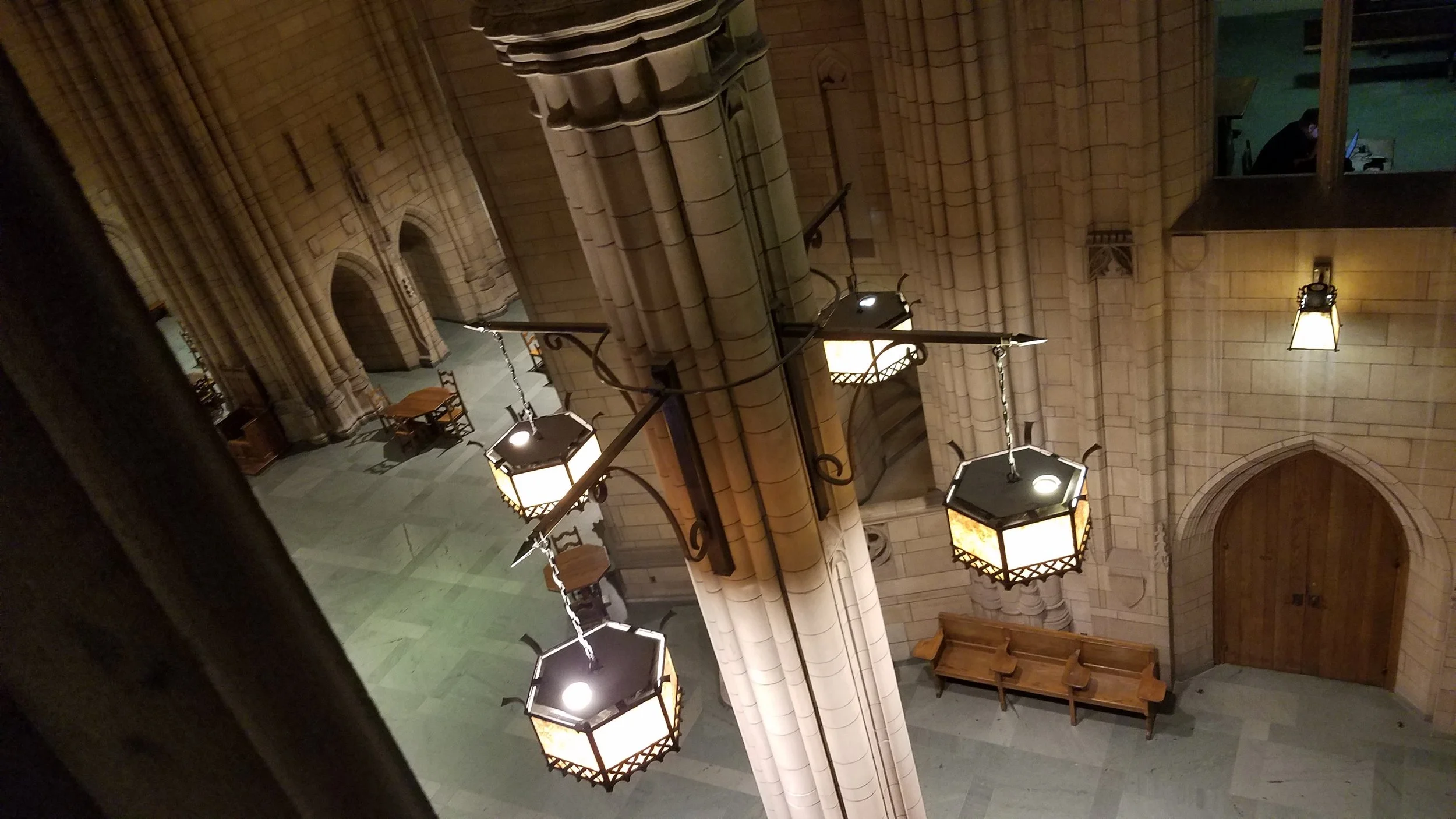 Cathedral of Knowledge, looking down into the study space--can I live here??