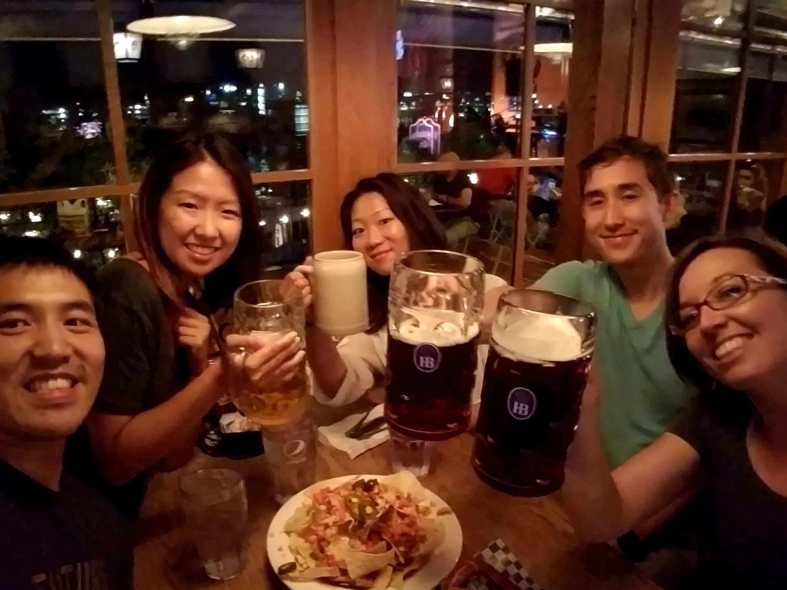 Gettin' a very large German Beer!