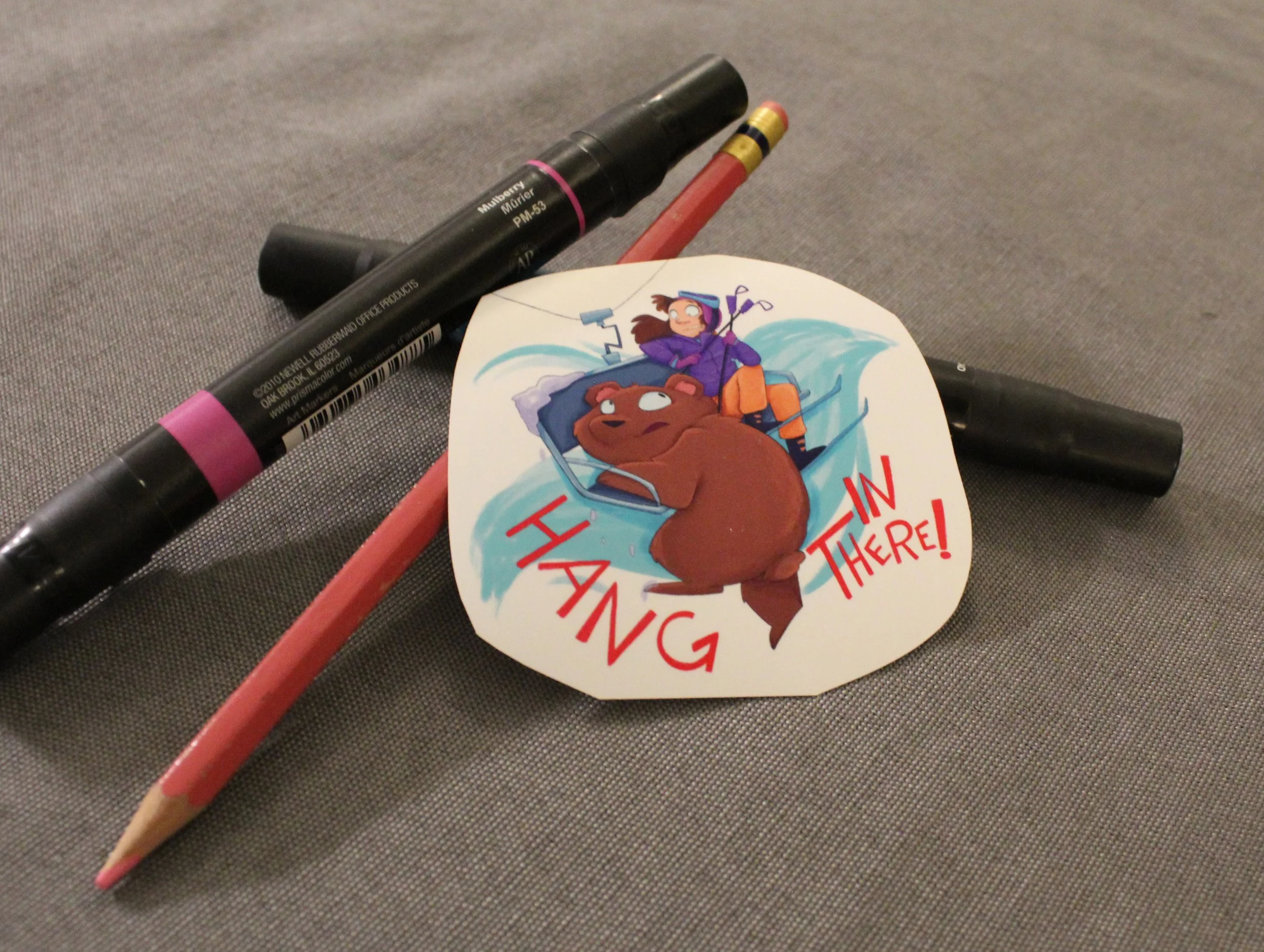 Hang in There!! - Sticker