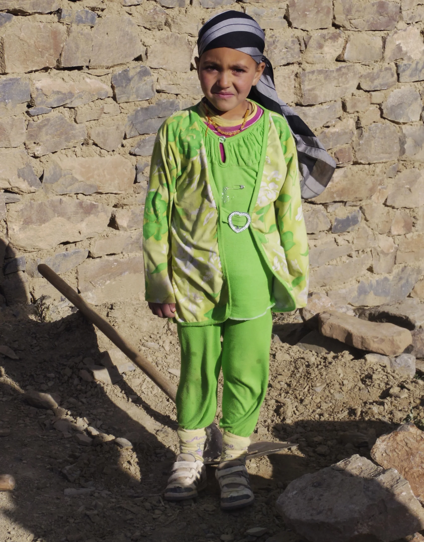 Morocco - Atlas Mountain Village Girl 2013