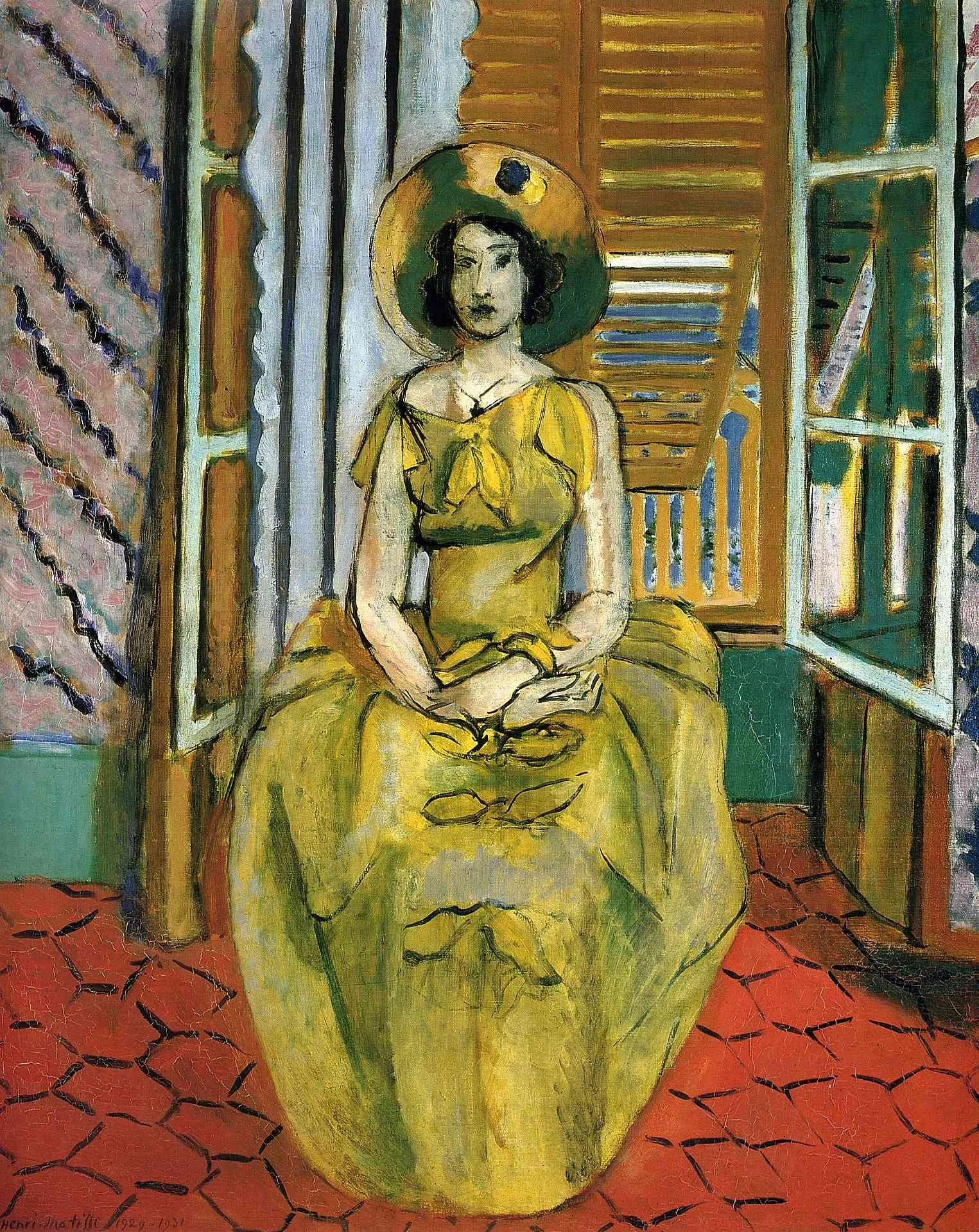 Matisse The yellow dress 1931.jpg